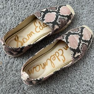 Sam Edelman snakeskin shoes